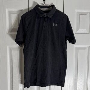 Under Armour Youth Heat Gear Charcoal Polo Shirt